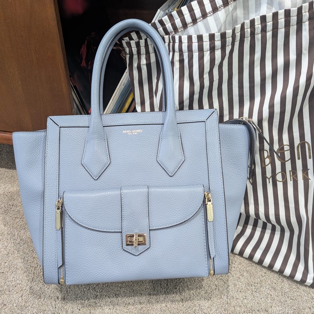 Henri Bendel Light Blue Satchel Bag